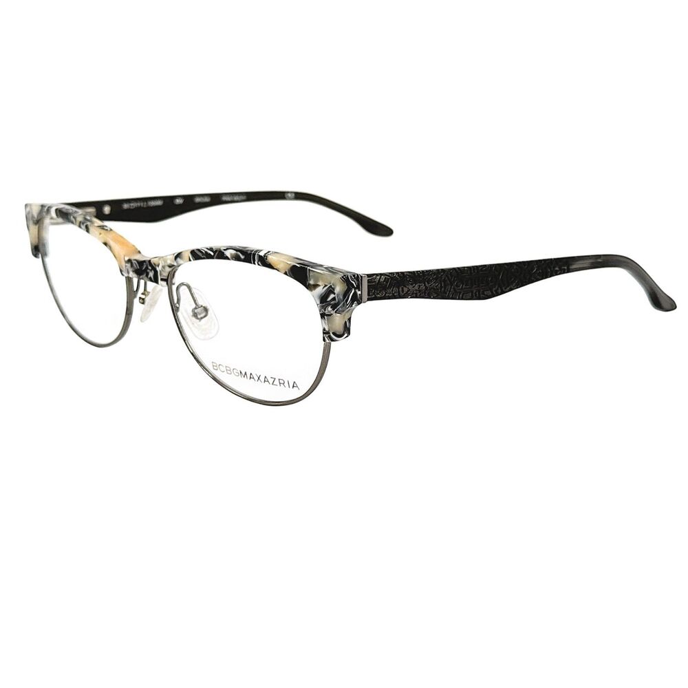 BCBG Maxazria Bruna Womens Metal Eyeglass Frame Pink Multi 50-17